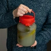 Barattolo 2L con coperchio in plastica - 6 