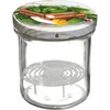 Barattolo 350 ml con coperchio e pressino - 6 pezzi - 3 