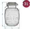 Barattolo 3L a botte "OLD" con clip - 7 