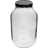 Barattolo 4L con coperchio nero ø 100  - 1 