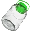 Barattolo 5 L con pinze - coperchio verde - 4 
