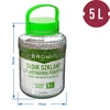 Barattolo 5 L con pinze - coperchio verde - 6 