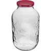 Barattolo 5L con ornamento coperchio bordeaux fi 100  - 1 