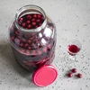 Barattolo 5L con ornamento coperchio bordeaux fi 100 - 7 