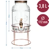 Barattolo con rubinetto 3,8 L su supporto - 6 