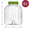 Barattolo multifunzionale con rubinetto 5L - 6 