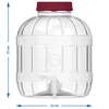 Barattolo multifunzionale con rubinetto 8L - 9 