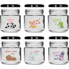 Barattolo per bambini twist off 212ml con stampa e coperchio fi 66/4, 6 pezzi - 3 