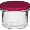 Barattolo semplice 235 ml (fi82) con coperchio bordeaux 6 pz. - 2 