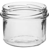 Barattolo semplice 235 ml (fi82) con coperchio nero 6 pezzi - 4 