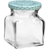 Barattolo TO 120 ml Quattro angoli fi 53 coperchio - 6 pezzi - 2 