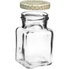 Barattolo TO 150 ml Quattro angoli fi 53 coperchio - 6 pezzi. - 3 