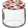 Barattolo TO 370 ml con coperchio colorato fi82/6- 6 pezzi - 2 