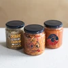 Barattolo TO 580ml fi 82 con stampa colorata e coperchio nero, 3 pezzi. - 9 