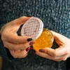 Barattolo TO 65 ml con coperchio colorato fi66 - 6 pezzi - 9 