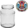 Barattolo TO 720 ml con coperchio colorato fi 82/6 - 6 pezzi - 8 