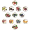 Barattolo TO 900 ml con coperchio colorato fi82/6 - 6 pezzi - 4 