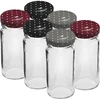 Barattolo TO 90ml con tappo colorato fi43 - 6 pezzi  - 1 
