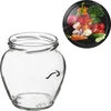 Barattolo TO Anfora 580 ml con coperchio colorato fi82/6-6pz. - 12 