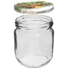 Barattolo TO Gurken 425 ml con coperchio colorato fi 82/6 - 6 pezzi - 2 