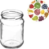 Barattolo TO Quarto 250 ml con coperchio fi 66 - 6 pezzi - 9 