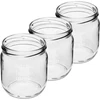 Barattolo Twist-off 425ml con stampa "Home Made" e coperchio, 3 pezzi - 3 