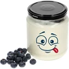Barattolo twist-off 580ml con stampa Faccina e coperchio fi 82/6 - 3 pezzi - 4 