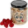 Barattolo twist-off 580ml con stampa Faccina e coperchio fi 82/6 - 3 pezzi - 5 