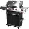 Barbecue a gas dragON BBQ101, 11,7 kW, nero e argento - 3 