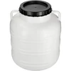 Barile per fermentazione 40 L - bianco, con maniglie - 9 