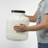 Barile per Fermentazione 40L - bianco, maniglie - 9 
