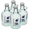 Bottiglia 0,5 L con tappo e stampa a 2 colori Slivovitz - 4 pezzi - 2 