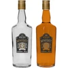 Bottiglia 0,5 L con tappo e stampa a 2 colori Whisky - 4 pezzi - 5 