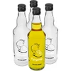 Bottiglia 0,5 L con tappo e stampa Limoncello 4 pezzi  - 1 