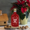 Bottiglia 200 ml con tappo a vite, stampa Renna Natalizia, 6 pezzi. - 6 