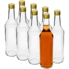 Bottiglia 500 ml per vodka dritta con tappi - 8 pezzi - 2 