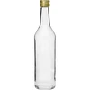 Bottiglia 500 ml per vodka dritta con tappi - 8 pezzi - 4 