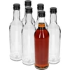 Bottiglia 500 ml Slanciata, con tappo nero, per vodka, 6 pezzi - 2 