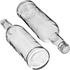 Bottiglia 500 ml Slanciata, con tappo nero, per vodka, 6 pezzi - 6 