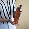 Bottiglia 500 ml Slanciata, con tappo nero, per vodka, 6 pezzi - 8 