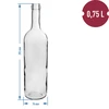 Bottiglia di vino 0,75 L bianca – Confezione da 8 pz. - 3 