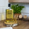 Bottiglia Fiaschetta 0,5 L con tappo e stampa Grappa PRL - 6 