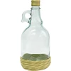 Bottiglia Gallone 1L con intreccio, con tappo  - 1 