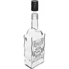 Bottiglia Monastica 0,5 L, con tappo e stampa Grappa - 3 