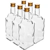 Bottiglia Monastica 500 ml, con tappo, bianca - 6 pezzi - 2 