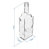 Bottiglia Monastica 500 ml, con tappo, bianca - 6 pezzi - 4 