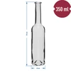 Bottiglia per liquore 350 ml 6 pz + 6 tappi - 6 