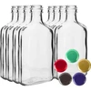 Bottiglia per liquori fiaschetta 100 ml + tappo 8 pz. - 2 
