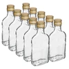 Bottiglia per liquori fiaschetta con tappo a vite 200 ml 10 pezzi - 6 