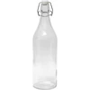 Bottiglia rotonda 1 L con chiusura ermetica ['bottiglia per alcolici', ' bottiglie decorative per alcolici', ' bottiglia in vetro per alcolici', ' bottiglie per distillati artigianali per matrimonio', ' bottiglia per liquori/infusi', ' bottiglia per vino', ' bottiglie per vino', ' liquore fatto in casa']